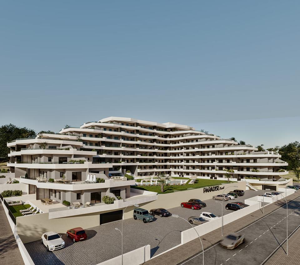 Apartmán se nachází v&nbsp;sedmém patře nového resortu PARADISE.
